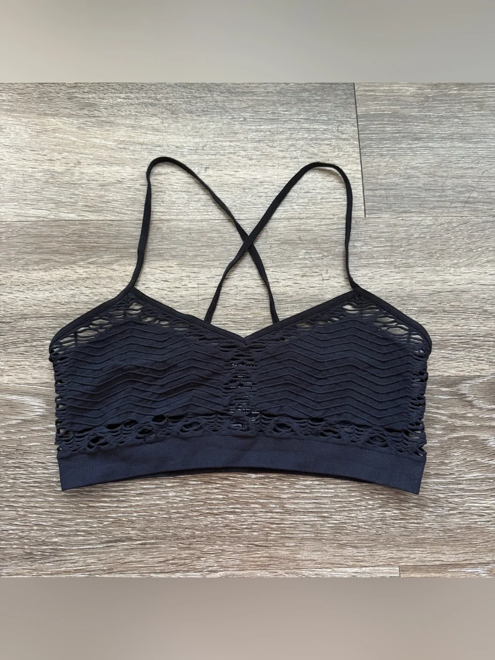 NWOT Free People Intimately Black Bra